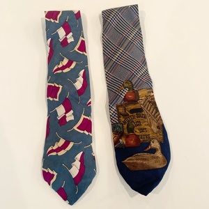 Nautica | Vintage Ties | 100% Silk | Made in USA